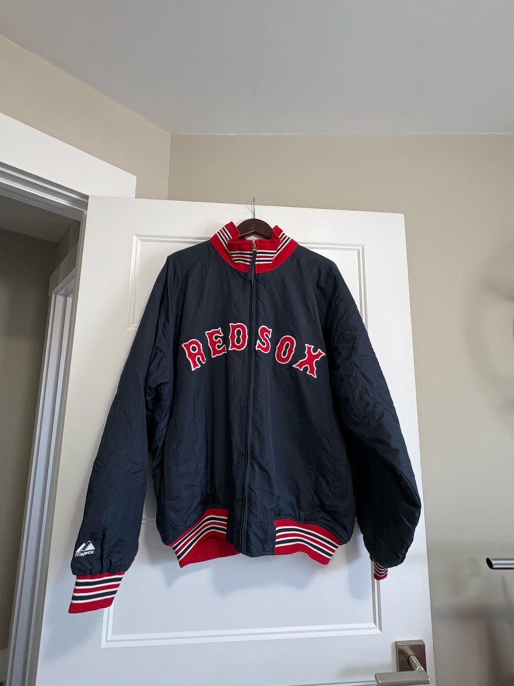 Majestic Vintage Boston Red Sox Dugout Jacket XL - Picture 2 of 16